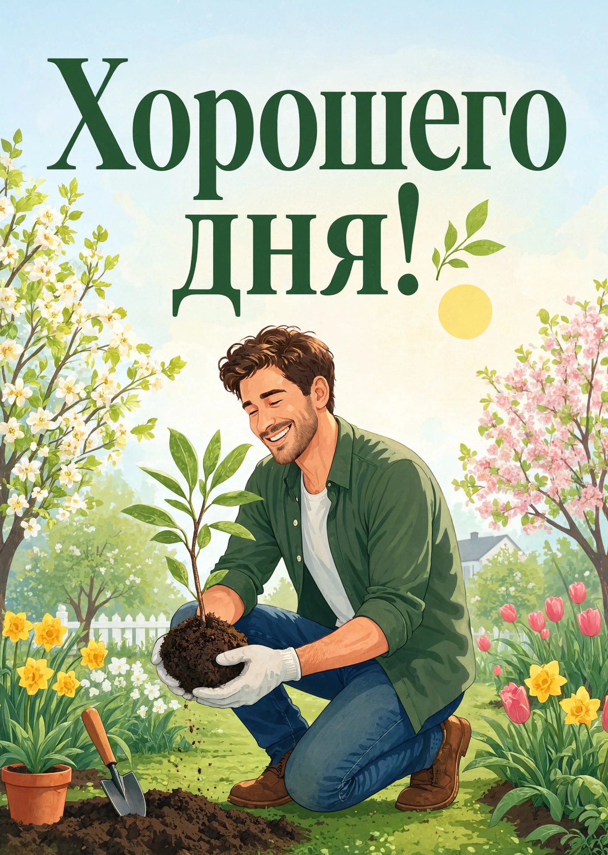 Открытка "Хорошего дня" #154