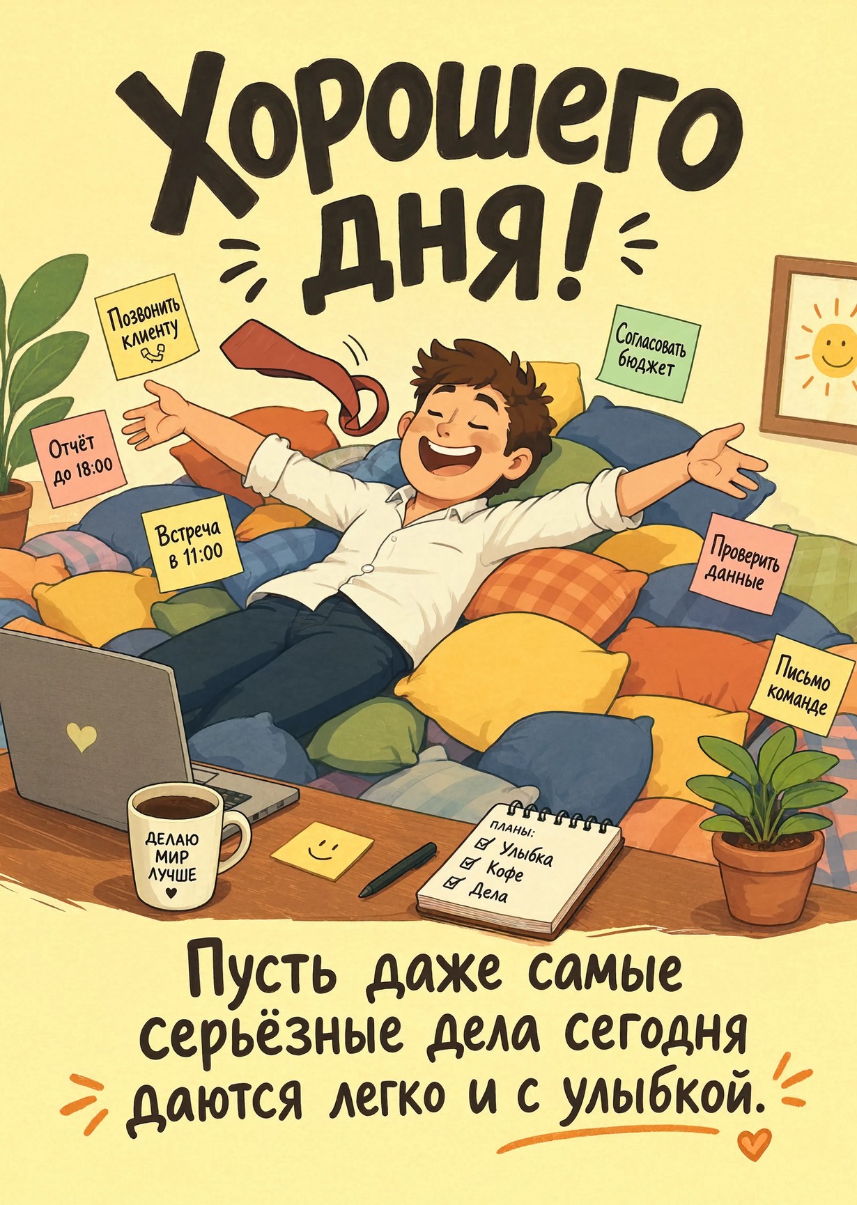 Открытка "Хорошего дня" #210