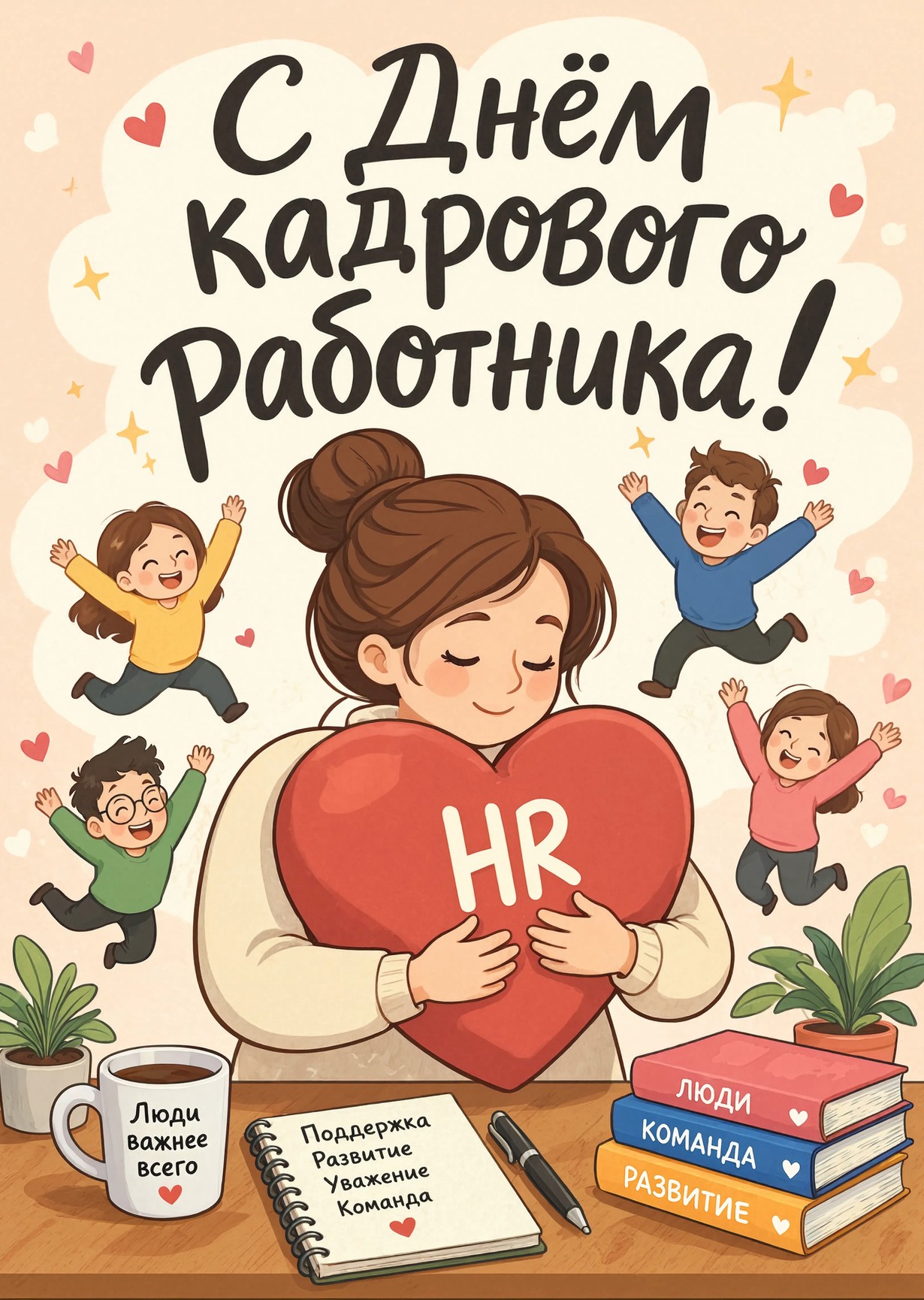 открытка с Днем Кадрового Работника-9