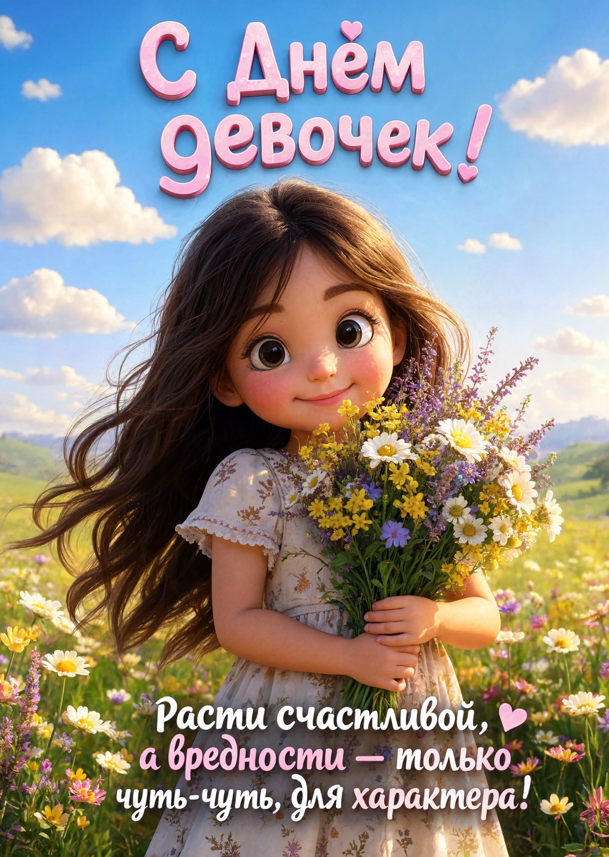 открытка с Днем Девочек-31