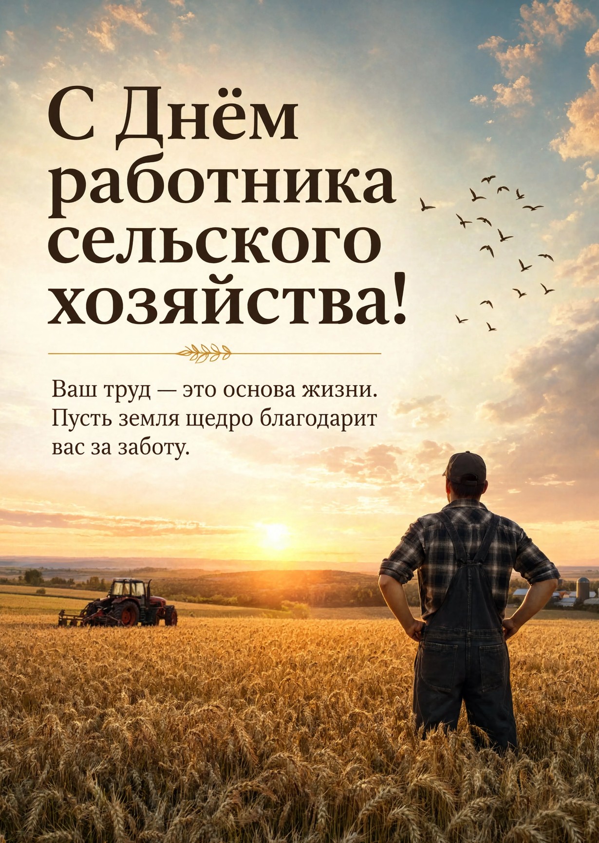 открытка с Днем Работника Сельского Хозяйства-20
