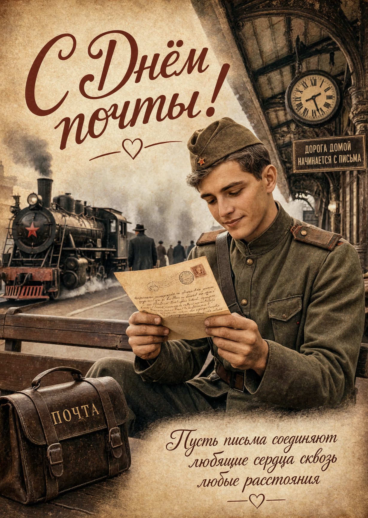 открытка с Днем Почты-20