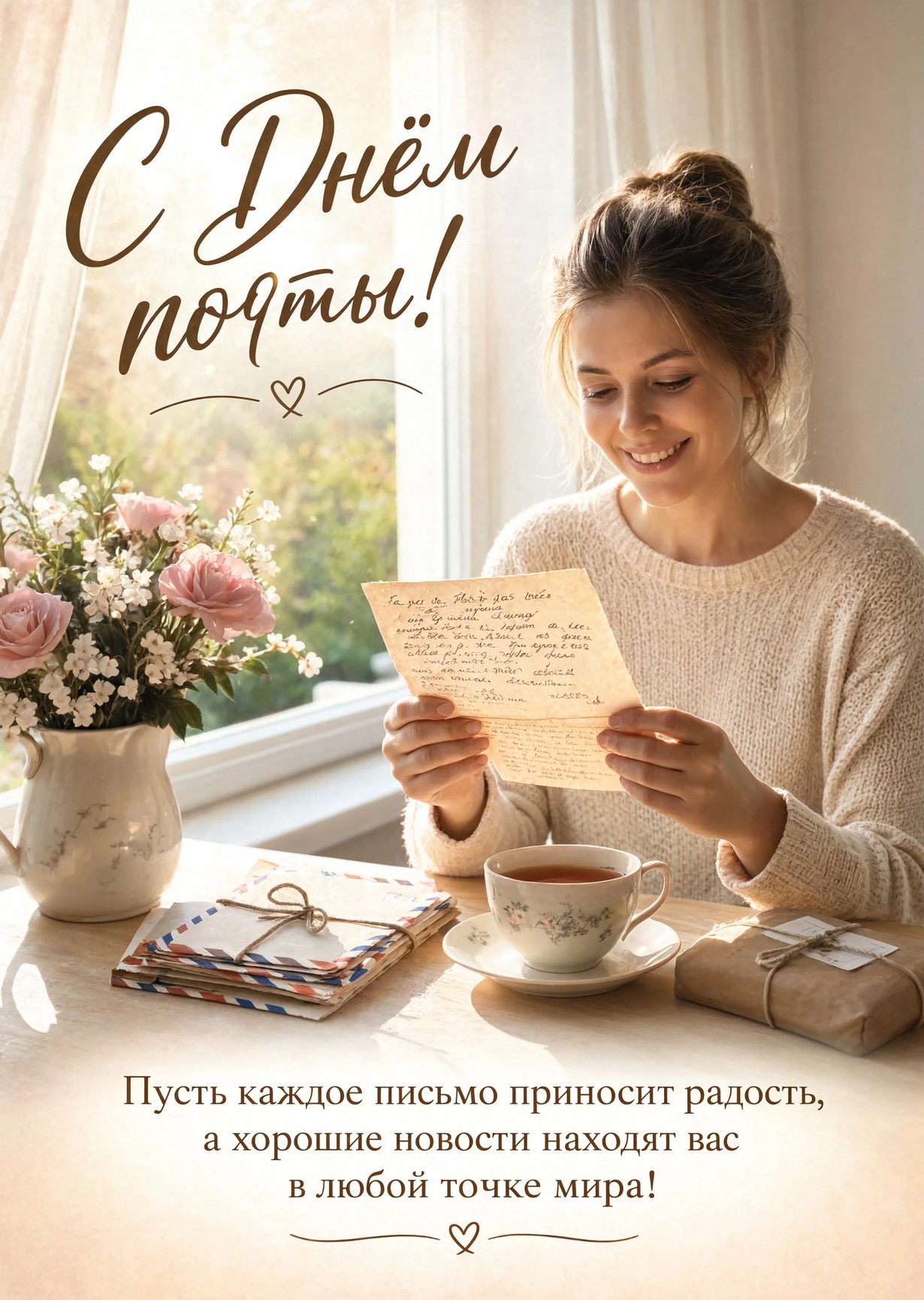 открытка с Днем Почты-17