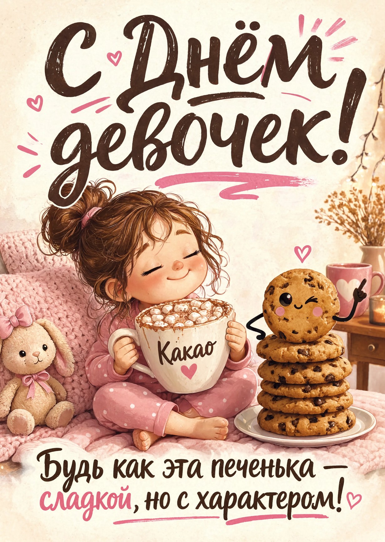 открытка с Днем Девочек-29