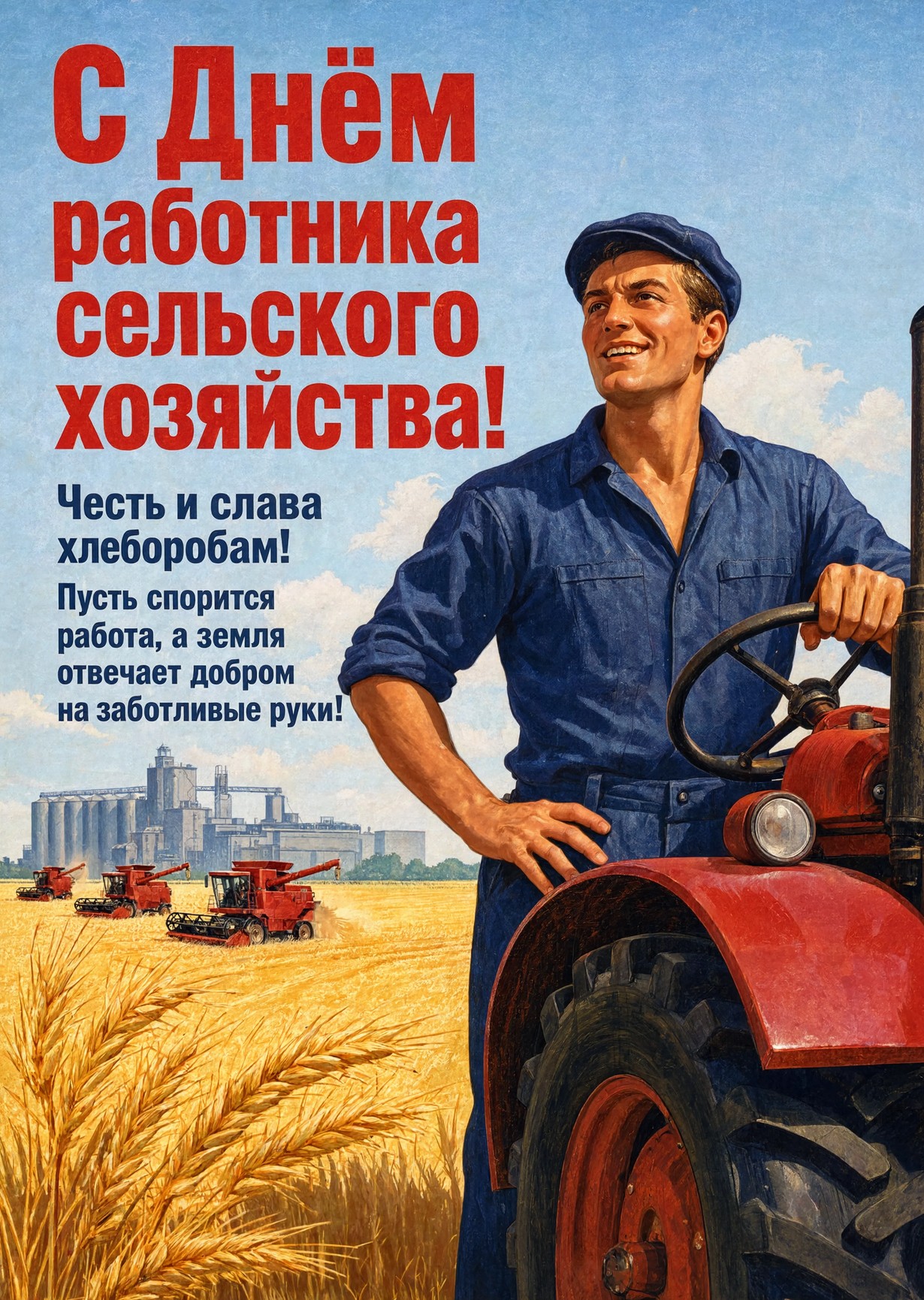 открытка с Днем Работника Сельского Хозяйства-6