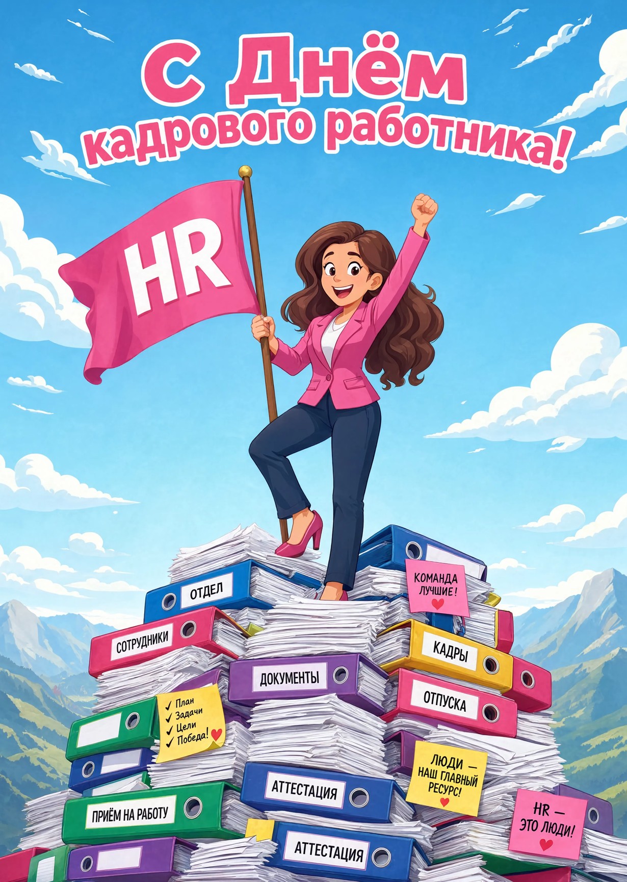 открытка с Днем Кадрового Работника-13