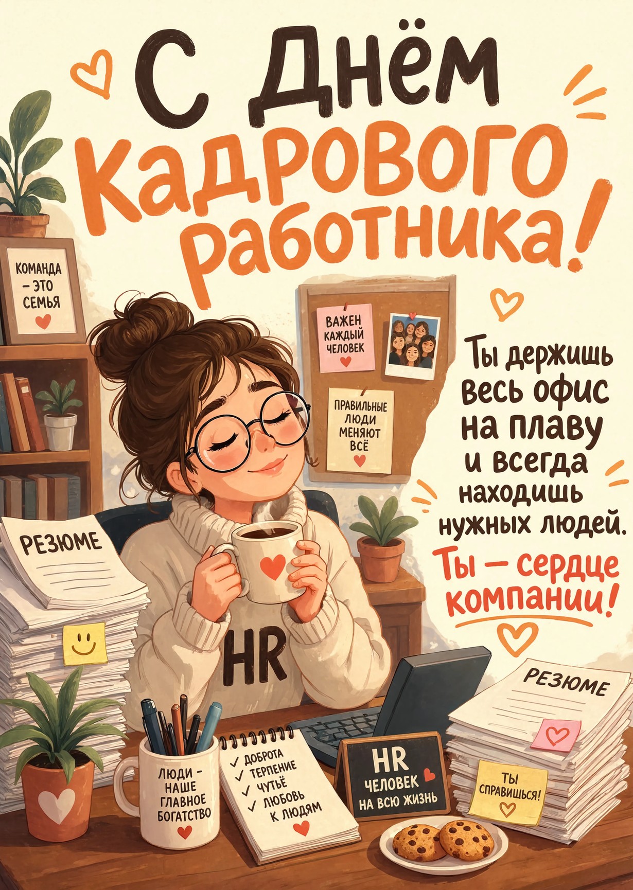 открытка с Днем Кадрового Работника-14