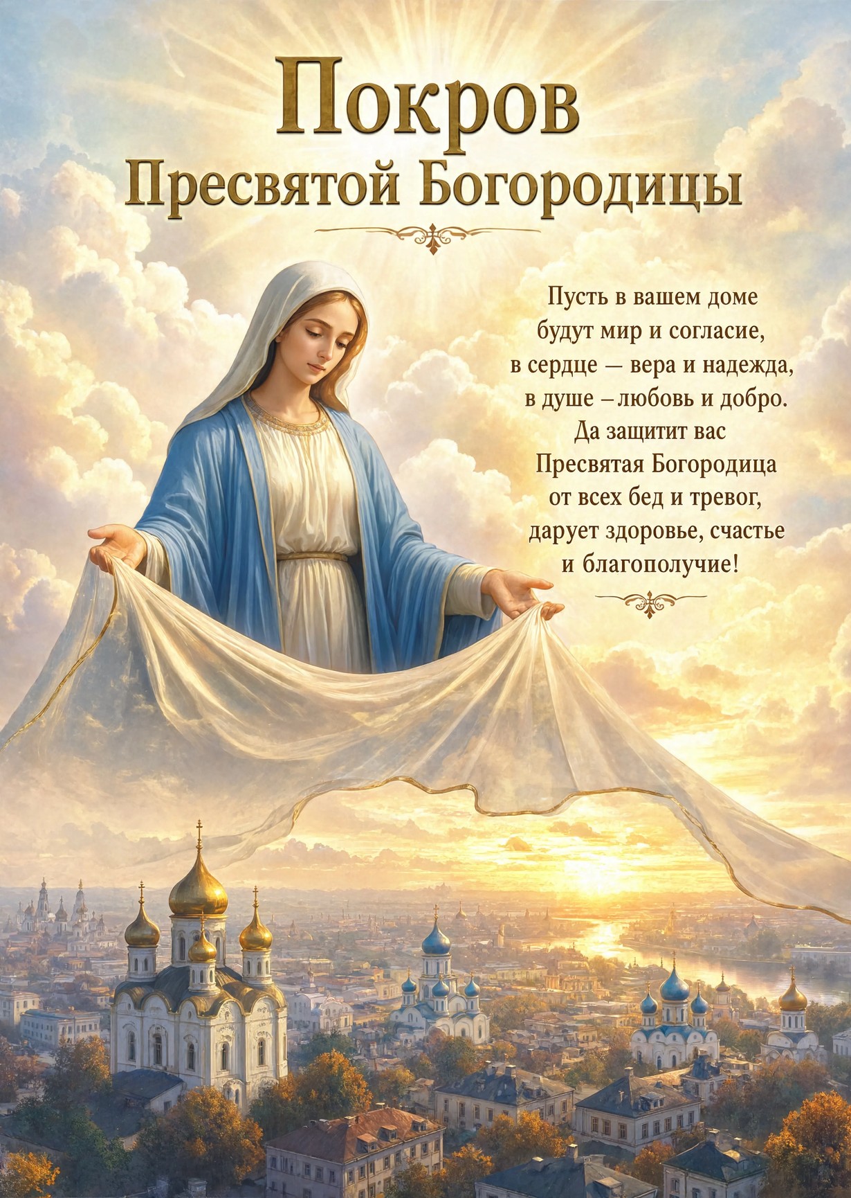 Открытка Покров Пресвятой Богородицы-15