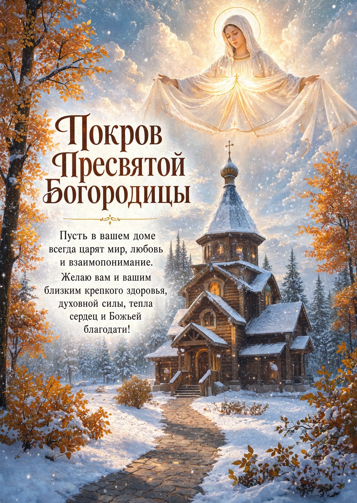 Открытка Покров Пресвятой Богородицы-24