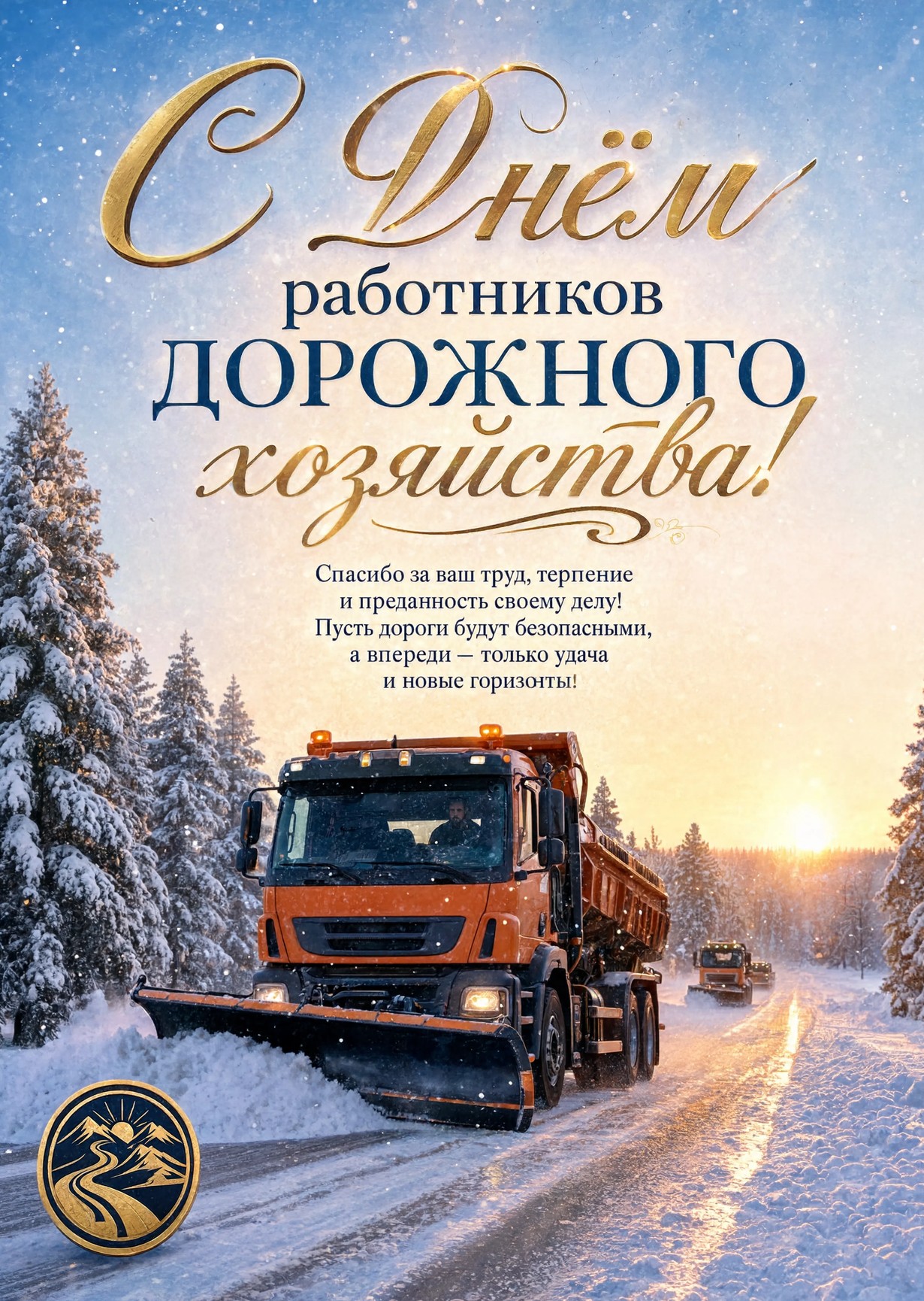 открытка с Днем Работника Дорожного Хозяйства-30