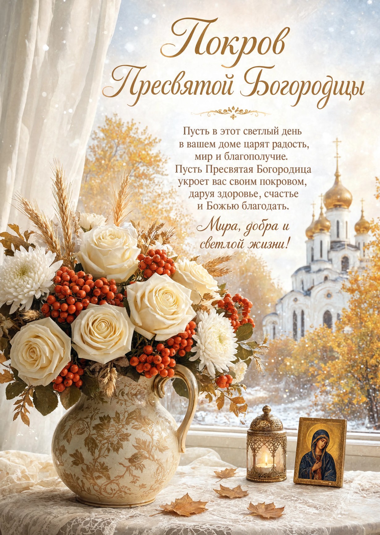 Открытка Покров Пресвятой Богородицы-31