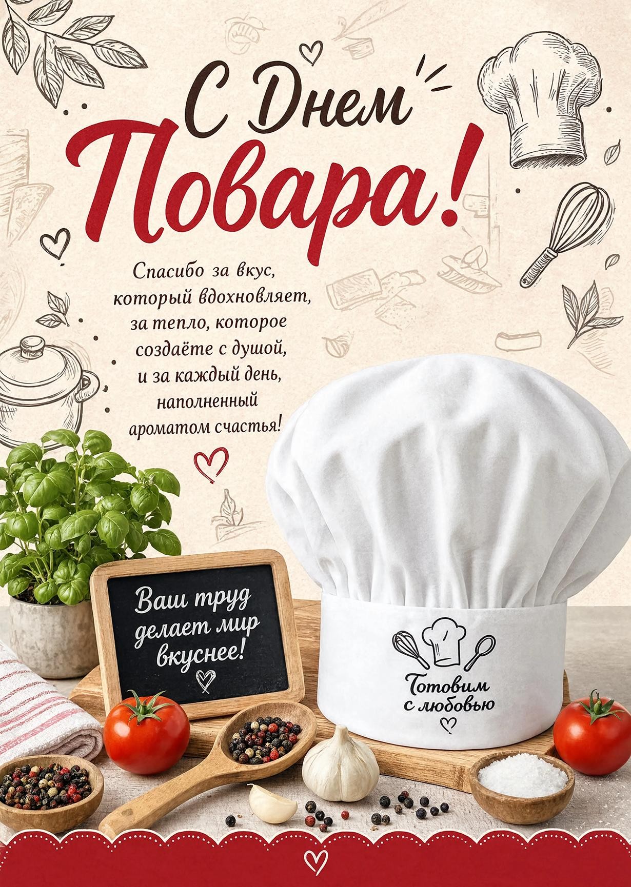 Открытки с Днем Повара-31