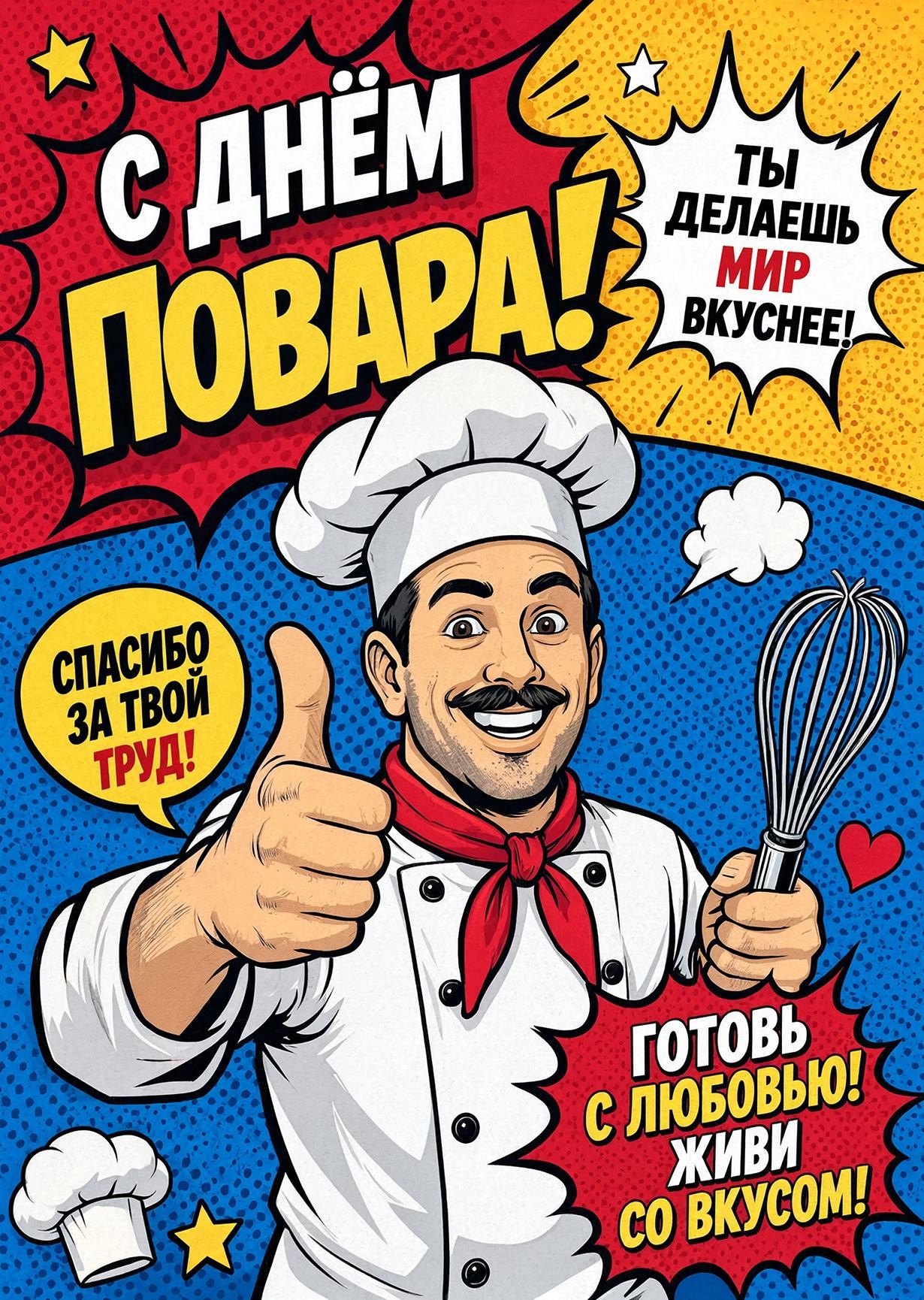 Открытки с Днем Повара-40