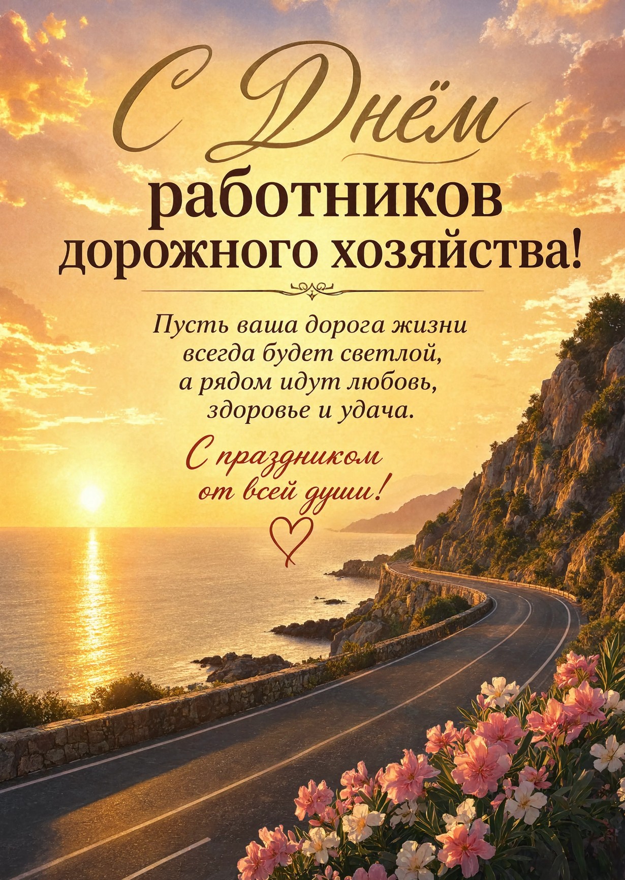 открытка с Днем Работника Дорожного Хозяйства-13