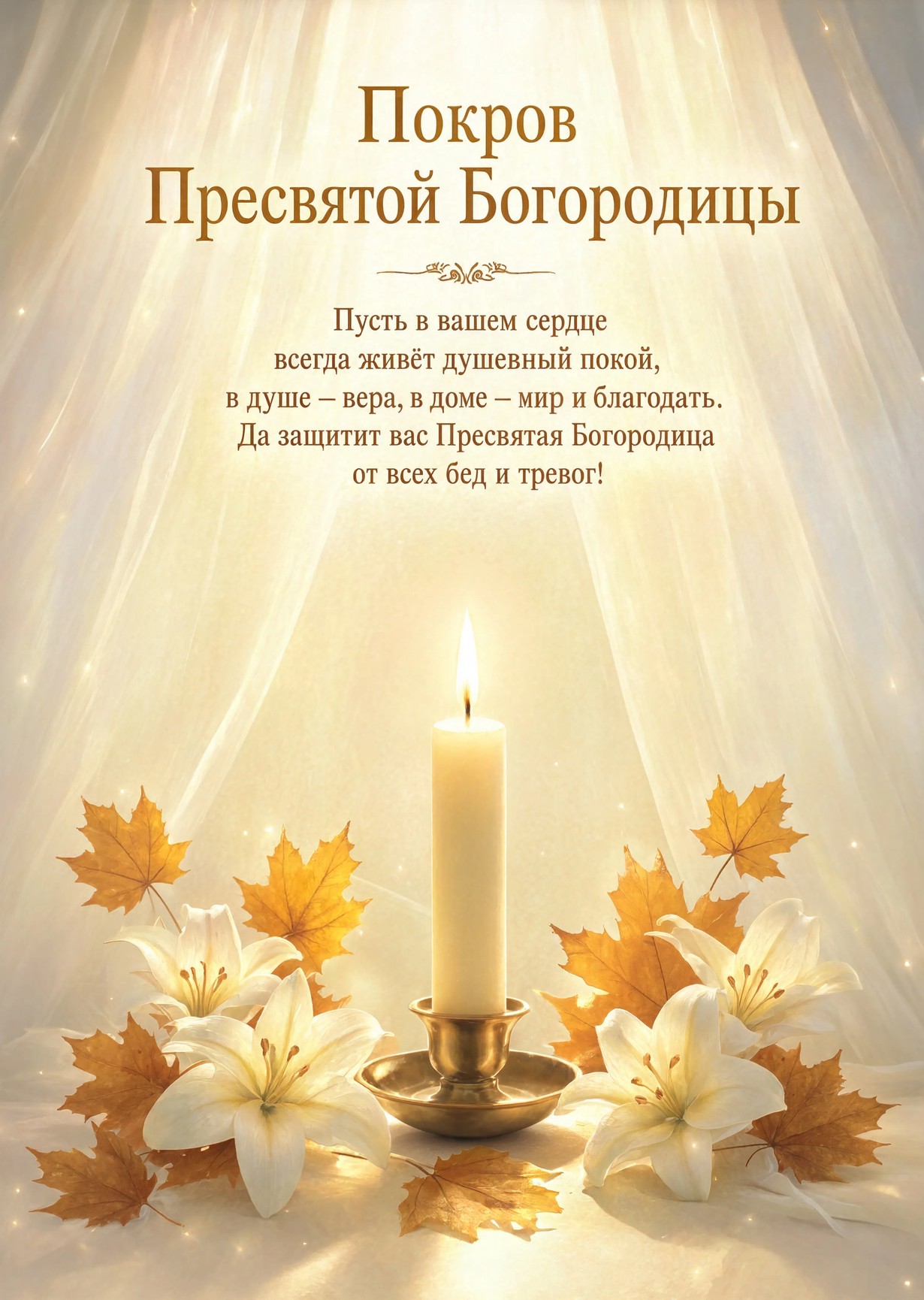 Открытка Покров Пресвятой Богородицы-2