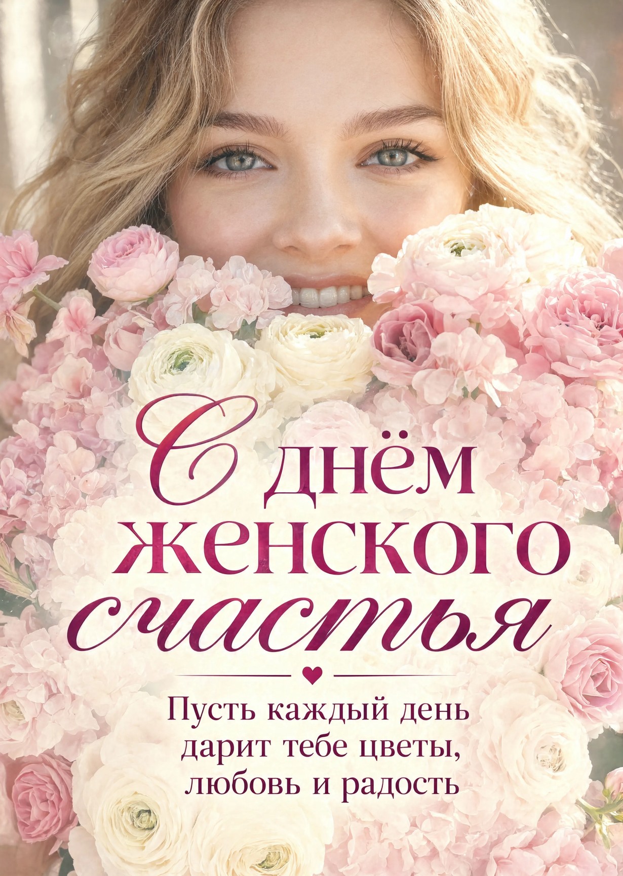открытка с Днем Женского Счастья-3