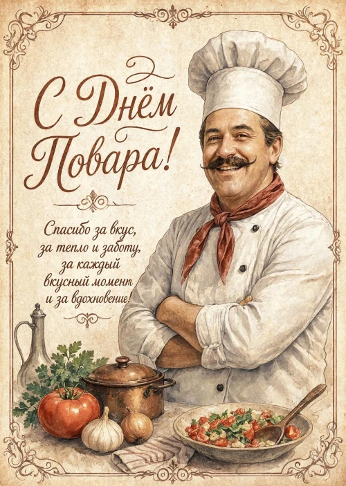 Открытки с Днем Повара-48