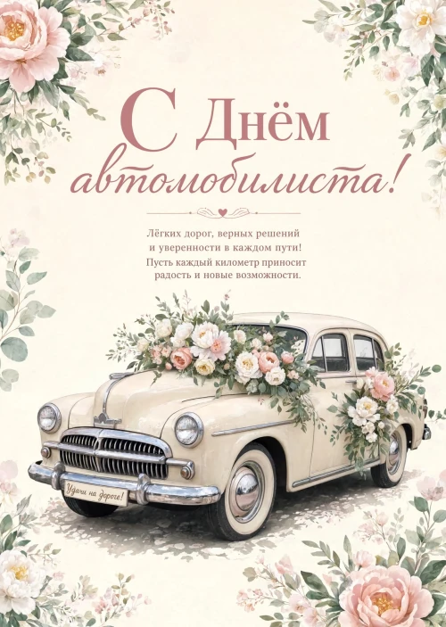 откртыка с Днем Автомобилиста-13