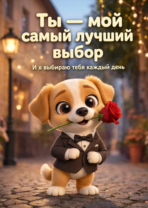 Открытка "С любовью" #19