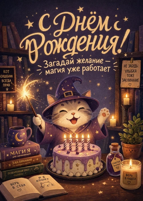 Открытка "С днём рождения парню" #52