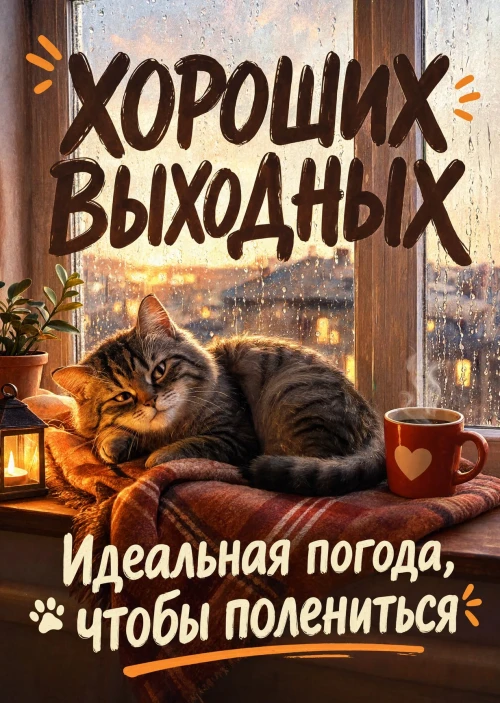 Открытка Хороших выходных #89