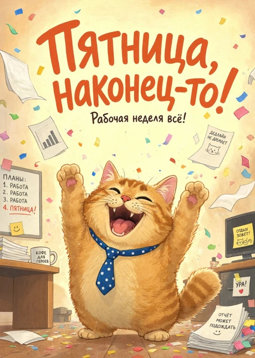Открытка с Пятницей #65