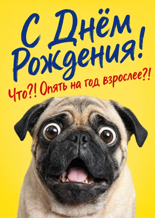 Открытка С днем рождения мужчине #18