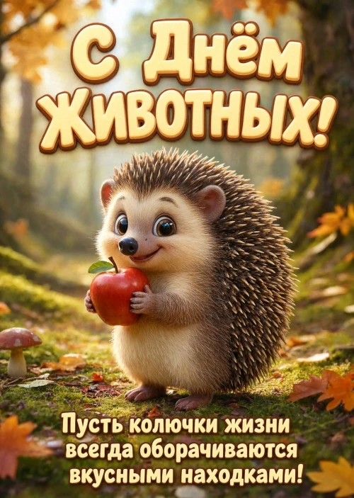 открытки с днем животных-9