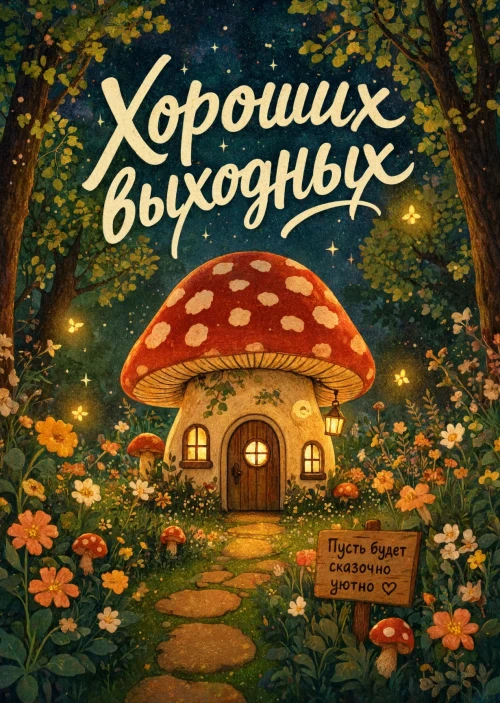 Открытка Хороших выходных #46