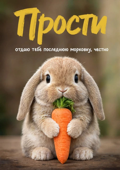 Открытка "Прости" #49