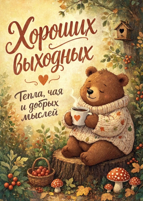 Открытка Хороших выходных #45