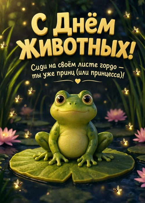 открытки с днем животных-2