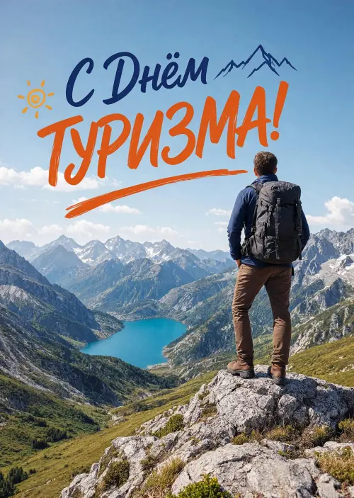 Открытка С Днём Туризма #3