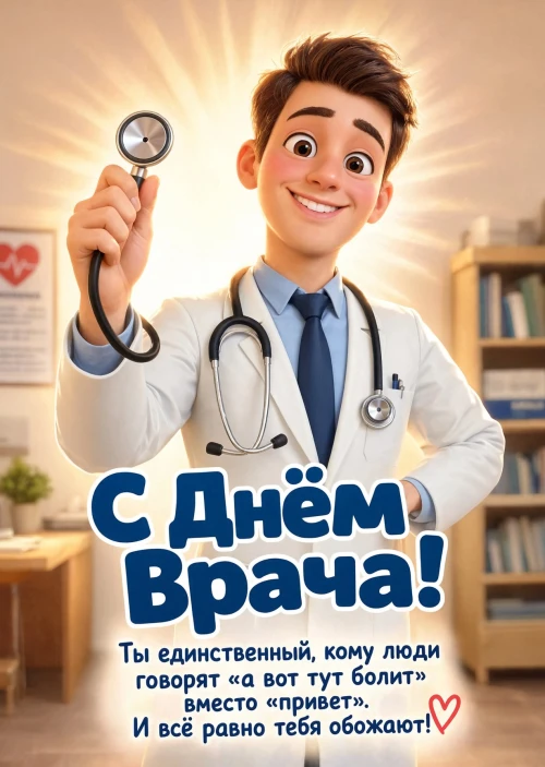 открытки с Днем Врача-7