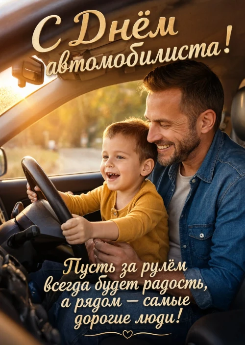 откртыка с Днем Автомобилиста-24