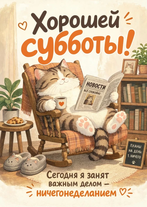 Открытка хорошей Субботы #66
