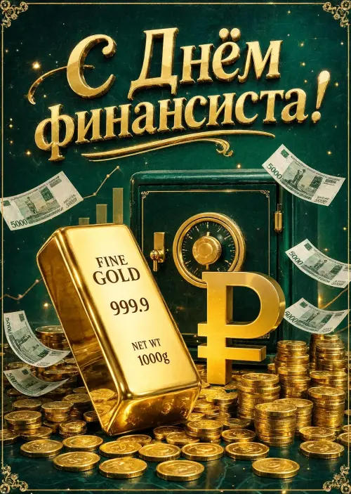 Открытка С Днём Финансиста #7