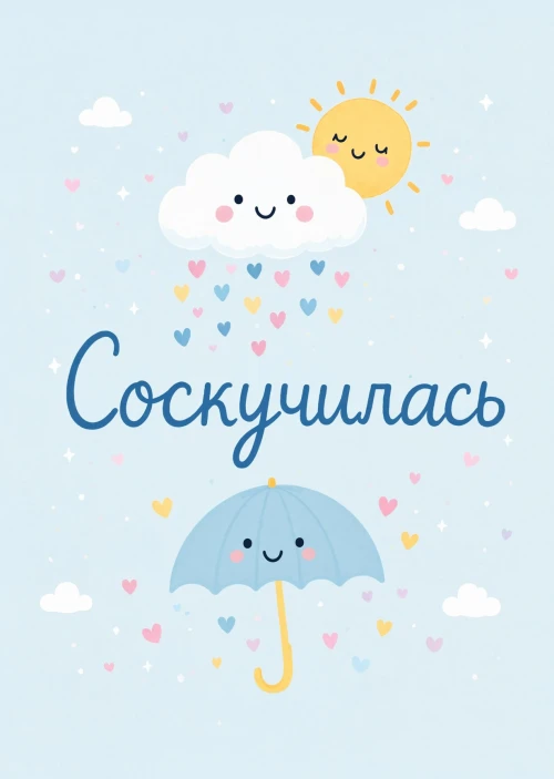 Открытка "Скучаю" #64