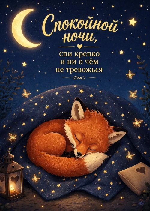 Открытка Спокойной ночи # 60