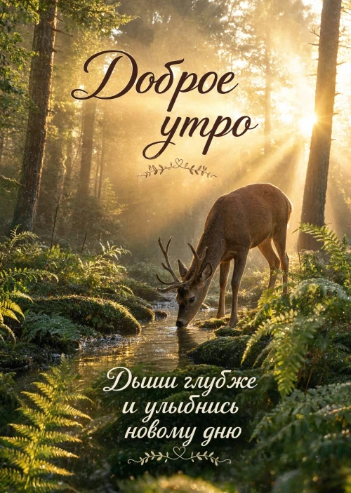 Открытка С Добрым Утром #453