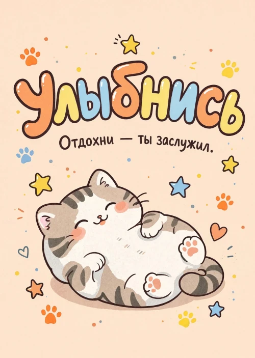 Открытка "Улыбнись" #10