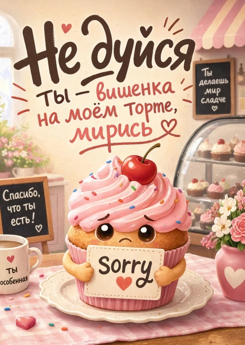 Открытка "Прости" #16