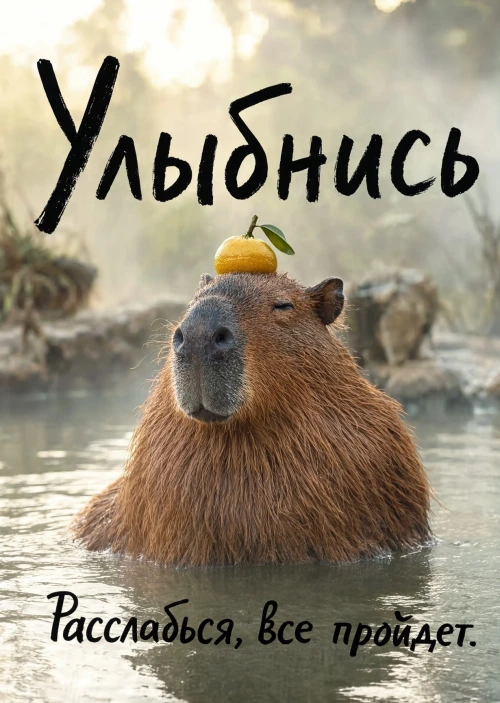 Открытка "Улыбнись" #1