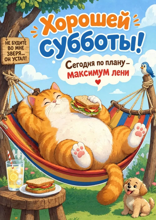 Открытка хорошей Субботы #81