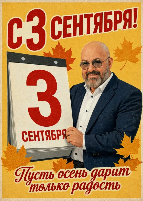 Открытка "С 3 Сентября" #20