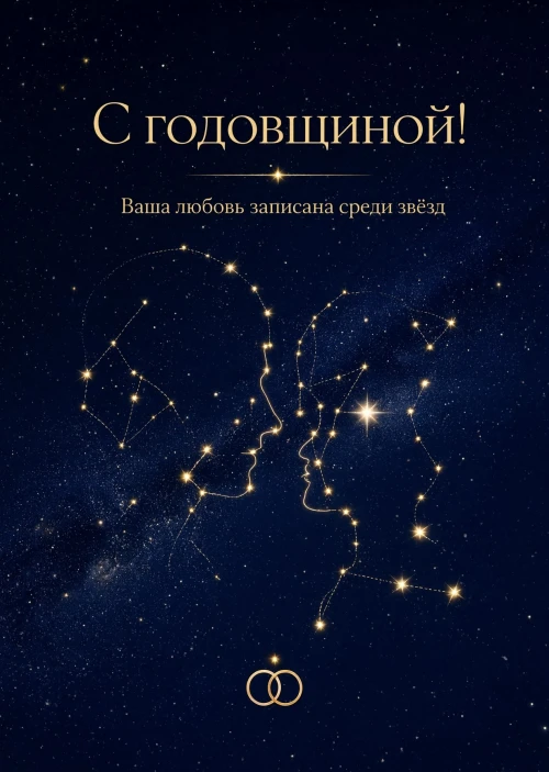 Открытка "С годовщиной свадьбы" #30