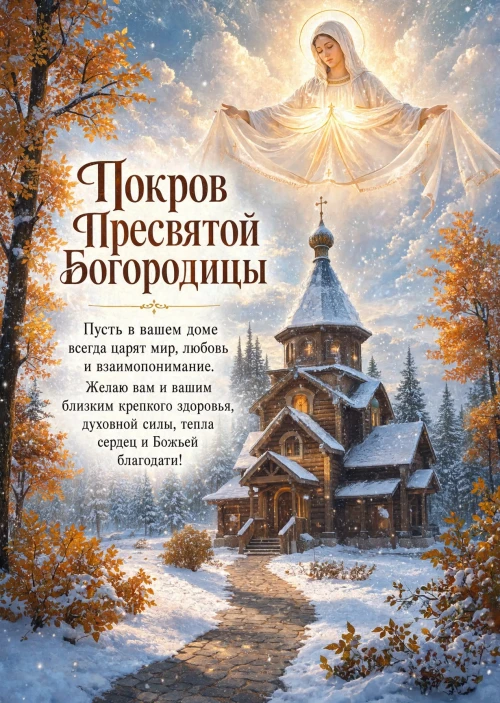 Открытка Покров Пресвятой Богородицы-24