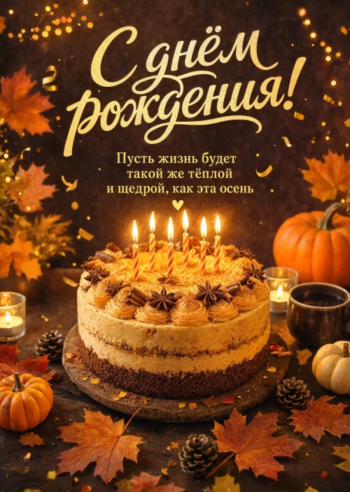 Открытка с осенью #205