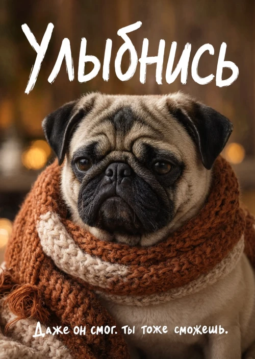 Открытка "Улыбнись" #71