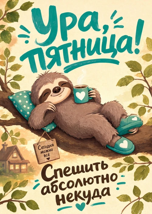 Открытка с Пятницей #60